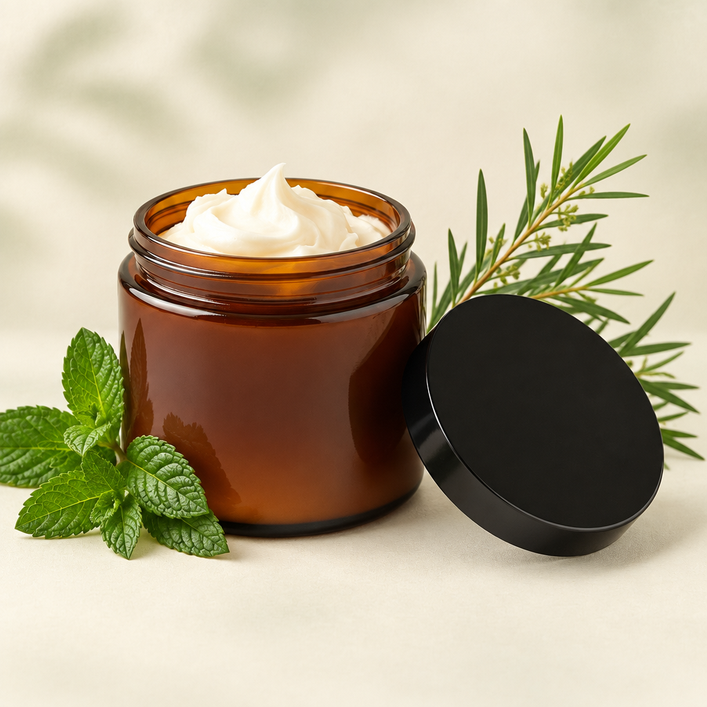 Beef Tallow Body Butter - Tea Tree & Peppermint (100% Grass-Fed, Natural)