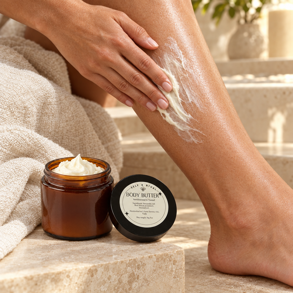 Beef Tallow Body Butter - Vanilla & Sandalwood (100% Grass-Fed, Natural)